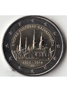 2014 - 2 Euro LETTONIA Riga, Capitale Europea della Cultura 2014 Fdc